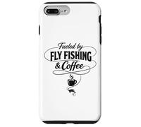 Custodia per iPhone 7 Plus/8 Plus Alimentato dalla pesca a mosca e caffè per la festa del papà