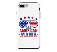 Custodia per iPhone 7 Plus/8 Plus All American Mama Memorial Day Famiglia Uomini Donne Ragazzi e Ragazze