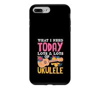 Custodia per iPhone 7 Plus/8 Plus All I Need Is This Ukulele Divertente Lettore Musicale Hawaiano