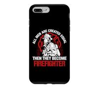 Custodia per iPhone 7 Plus/8 Plus All Men They Become Firefighter Funny Fireman Firefighters