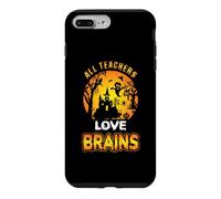 Custodia per iPhone 7 Plus/8 Plus All Teachers Love Brains Funny Halloween Teacher Costume