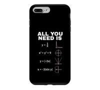 Custodia per iPhone 7 Plus/8 Plus All You Need Is Math Equations Funny Matematics Design