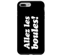 Custodia per iPhone 7 Plus/8 Plus Allez les boules! Petanque dicendo per i giocatori di bocce