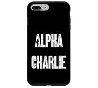 Custodia per iPhone 7 Plus/8 Plus Alpha Charlie - Lettere fonetiche militari