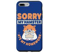 Custodia per iPhone 7 Plus/8 Plus Alunno Mi dispiace che il mio criceto abbia mangiato i miei compiti Citazione di ritorno a scuola