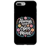 Custodia per iPhone 7 Plus/8 Plus Always Keep An Open Mind Pensiero pratico -