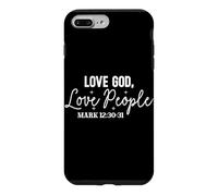 Custodia per iPhone 7 Plus/8 Plus Ama Dio, Ama le Persone - Messaggio Spirituale