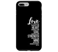 Custodia per iPhone 7 Plus/8 Plus Ama il Signore tuo Dio con tutto il tuo cuore Luca 10:27