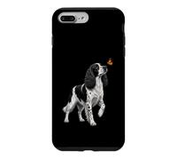 Custodia per iPhone 7 Plus/8 Plus Amante dei cani Springer Spaniel Butterfly English