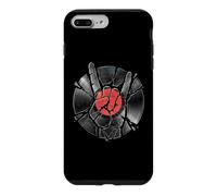Custodia per iPhone 7 Plus/8 Plus Amante dei dischi in vinile da collezione Rock Horns Hand Splinter Music