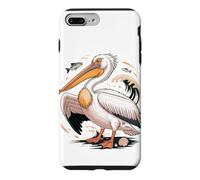 Custodia per iPhone 7 Plus/8 Plus American White Pelican Sea Bird Birder
