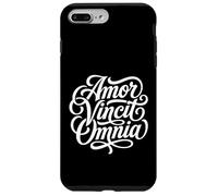 Custodia per iPhone 7 Plus/8 Plus Amor Vincit Omnia Frase Latina L'amore conquista tutti