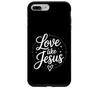 Custodia per iPhone 7 Plus/8 Plus Amore come Gesù Messaggio di fede cristiana