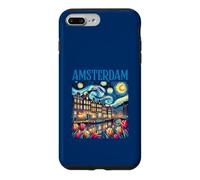 Custodia per iPhone 7 Plus/8 Plus Amsterdam In Notte Stellata Van Gogh Style Graphic