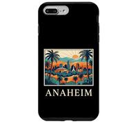 Custodia per iPhone 7 Plus/8 Plus Anaheim California Retro Vintage Skyline Palma Deserto US City