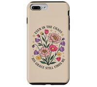 Custodia per iPhone 7 Plus/8 Plus Anche nel caos sua grazia mi trova ancora cristiano floreale