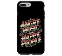 Custodia per iPhone 7 Plus/8 Plus Angry Music For Happy People Emo Fan Punk Listener -