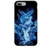Custodia per iPhone 7 Plus/8 Plus Animali selvatici Balena Aquila Cavallo Blu Lupo Mondo