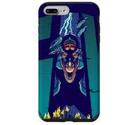 Custodia per iPhone 7 Plus/8 Plus Anime classico di King Kong Skull Island Gaw Monarch Monarch