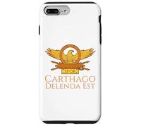 Custodia per iPhone 7 Plus/8 Plus Antica Roma Latina Citazione SPQR Eagle - Carthago Delenda Est