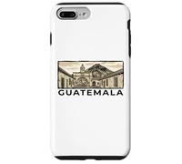 Custodia per iPhone 7 Plus/8 Plus Antigua Guatemala Santa Catalina Arch Volcano Vintage
