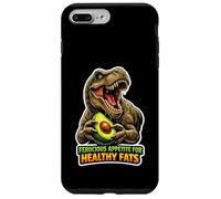 Custodia per iPhone 7 Plus/8 Plus Appetito feroce per i grassi sani T-Rex