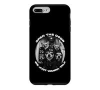 Custodia per iPhone 7 Plus/8 Plus Apri la porta We Just Wanna Talk Meme divertente del cane chihuahua