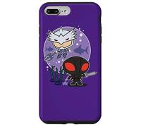 Custodia per iPhone 7 Plus/8 Plus Aquaman Movie Chibi Black Manta and Ocean Master