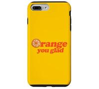 Custodia per iPhone 7 Plus/8 Plus Arancia, sei contento, illustrazione, zesty