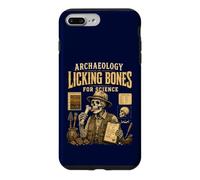 Custodia per iPhone 7 Plus/8 Plus Archeologia Leccare Ossa per Scienza Scheletro Campo