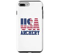 Custodia per iPhone 7 Plus/8 Plus Archery Sports Fan American Flag