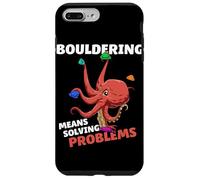 Custodia per iPhone 7 Plus/8 Plus Arrampicata Su Roccia Creatura Bouldering Polpo