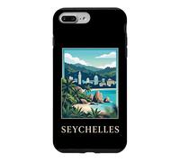 Custodia per iPhone 7 Plus/8 Plus Arte di viaggio sulla spiaggia delle isole tropicali delle Seychelles