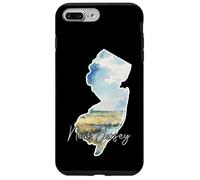 Custodia per iPhone 7 Plus/8 Plus Arte Silhouette Acquerello del New Jersey