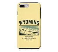 Custodia per iPhone 7 Plus/8 Plus Arte Vintage con Typography del Wyoming