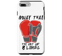 Custodia per iPhone 7 Plus/8 Plus Arti Marziali Muay Thai L'arte di 8 arti citazione Thai Boxing