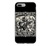 Custodia per iPhone 7 Plus/8 Plus Ascolta, senti, la zia divertente è arrivata Knight Cat Fantasy
