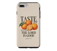 Custodia per iPhone 7 Plus/8 Plus Assaggia e vedi che il Signore è un buon frutto cristiano Fede