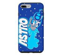 Custodia per iPhone 7 Plus/8 Plus Astro Bot with Dog Rocket Space Exploring Video Game