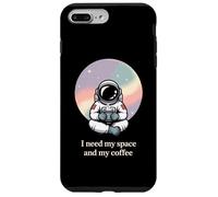 Custodia per iPhone 7 Plus/8 Plus Astronaut Cosmonaut Coffee Cafe Spacewalk Gift