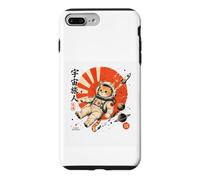 Custodia per iPhone 7 Plus/8 Plus Astronauta giapponese Cosmic Wanderer Space Cat