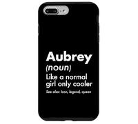 Custodia per iPhone 7 Plus/8 Plus Aubrey come una ragazza normale solo regina più fresca Nome