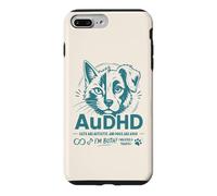 Custodia per iPhone 7 Plus/8 Plus AuDHD Autismo E ADHD Cane Gatto Amanti Degli Animali Divertente