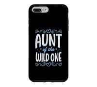 Custodia per iPhone 7 Plus/8 Plus Aunt Of The Wild One Compleanno Party Supply
