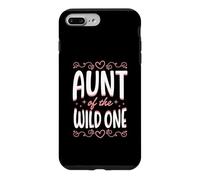 Custodia per iPhone 7 Plus/8 Plus Aunt Of The Wild One Compleanno Party Supply