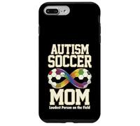 Custodia per iPhone 7 Plus/8 Plus Autismo Calcio Mamma Più Forte Persona Sul Campo Simbolo Infinito
