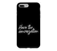 Custodia per iPhone 7 Plus/8 Plus Avere la conversazione citazione motivazionale sulla salute mentale