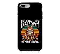 Custodia per iPhone 7 Plus/8 Plus Avevo bisogno di questo punto esatto Il puzzle può aspettare il gatto
