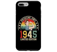 Custodia per iPhone 7 Plus/8 Plus Awesome Since 1945 - Vintage Empowered Women's 81st Birthday