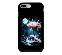 Custodia per iPhone 7 Plus/8 Plus Axolotl Ululando alla Luna 90's Retro
